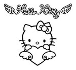 Hello Kitty Kleurplaat. Hello kitty Kleurplaten Tv series kleurplaten Hello Kitty Hart