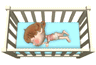 Baby Mini plaatjes Slapende Baby