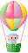 Ballonnen Mini plaatjes Luchtballon 