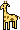 Dieren Mini plaatjes Giraf Beweegt Oren