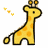 Dieren Mini plaatjes Giraf