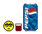 Eten en drinken Mini plaatjes Smiley Drinkt Pepsi Cola Mini Klein