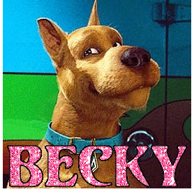 Becky Naamanimaties Becky Scooby Doo Naamplaatje