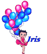 Naamanimaties Iris Betty Boob Balonnen