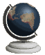 draaiende globe