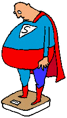 Superman op weegschaal