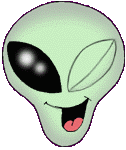 Aliens knipogend