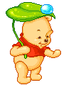 Baby pooh regendruppel