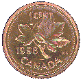 Canada Plaatjes Cent Canada