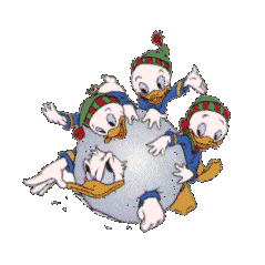 Plaatjes Disney1 Familie Duck In Sneewbal