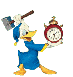 Plaatjes Donald duck Donald Duck Slaat Wekker Aan Gort