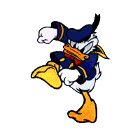 Plaatjes Donald duck Donald Duck Boos Stampend Naar Voren