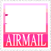 Plaatjes Email Roze Vliegtuig Airmail