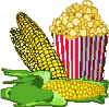 Eten Plaatjes Mais Dat In Popcorn Veranderd