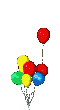 Plaatjes Gefeliciteerd Balonnen Verschillende Kleuren
