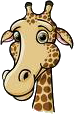 Giraffen Plaatjes Lachend Giraffenhoofd