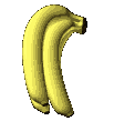 Plaatjes Groenten Draaiende Tros Bananen