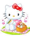 Hello kitty Plaatjes Hello Kitty Blij Aan Het Picknicken