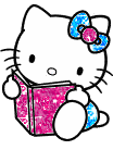 Hello kitty Plaatjes Hello Kitty Boek Glitter