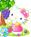 Hello kitty Plaatjes Hello Kitty Kan Niet Bij Druiven