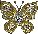 Plaatjes Juwelen Vlinder Als Broche Met Glinsterende Steentjes