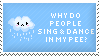 Plaatjes Kawaii postzegels Waarom Zingen En Dansen Mensen In Mijn Plas? Kawaii Postzegel