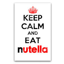Plaatjes Keep calm and Blijf Rustig En Eet Nutella