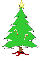Plaatjes Kerstbomen Vrolijke Kerstboom Met Gele Sterk