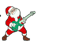Kerstmannen Plaatjes Kerstman Rock Gitaar