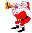 Kerstmannen Plaatjes Kerstman Met Trompet Muziek
