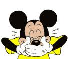 lachende Mickey Mouse