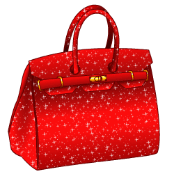 Plaatjes Mode Rode Tas Glitter Mode