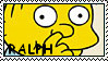 Plaatjes Postzegels the simpsons 