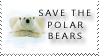 Plaatjes Postzegels Save The Polar Bears Postzegel