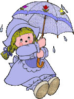 Plaatjes Regen Meisje Met Een Paraplu