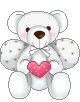 Plaatjes Schattige teddyberen Schattige Teddybeer Met Vleugels En Glitterhartje