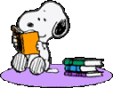 Snoopy Plaatjes Snoopy Leest Een Boek