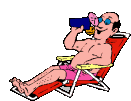 Plaatjes Vakantie Man In De Zon Met Drankje