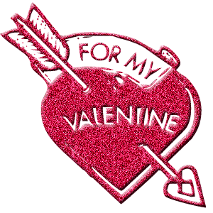 Valentijn Plaatjes For My Valentine Hartje Glitter Roze Valentijn