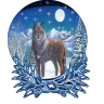 Wolven Plaatjes Sneeuwbal Wolf Globe