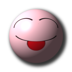 Smileys 3d Smileys en emoticons Roze Smiley Steekt Tong Uit