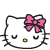 Hello kitty Smileys Smileys en emoticons Slapende Hello Kitty Smiley