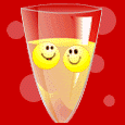 Smileys Smileys en emoticons Proost Smileys In Een Glas Champagne