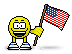Vlaggen Smileys Smileys en emoticons Amerikaanse Amerika