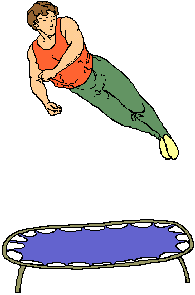 Trampoline springen Sport plaatjes 