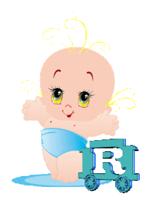 Alfabetten Baby 13 Letter R Baby