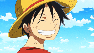 Anime One piece Luffy Lacht