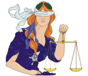 Advocaten Cliparts Beroepen Vrouwe Justitia Kleur