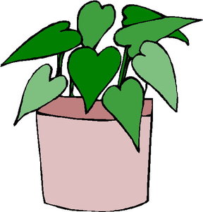 Cliparts Bloemen en planten Planten Kamerplant