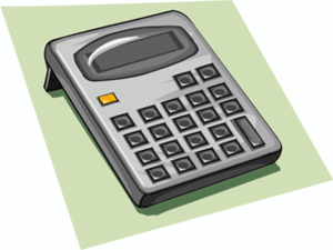 Cliparts Communicatie Calculator 